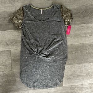 Target Short Sleeve Tie Front Shirt